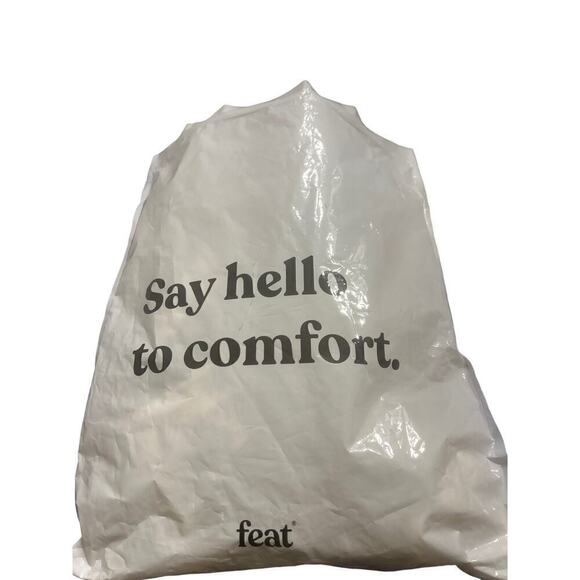 FEAT NWT Latte Tie Dye  Blanket Blend Crew Neck Sweatshirt Size Large - Picture 5 of 13